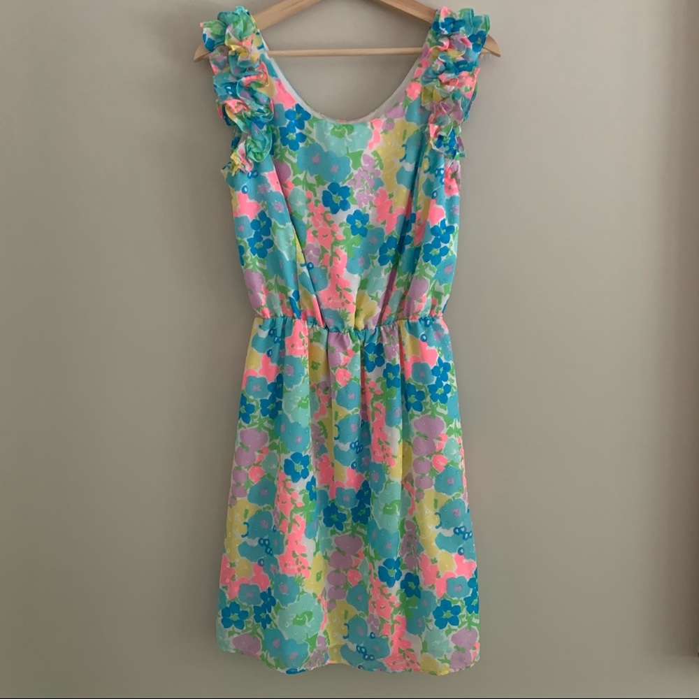 Lilly Pulitzer Danna Spring Fling Floral Dress S - Picture 2 of 12